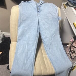 Light Blue Denim Jumpsuit